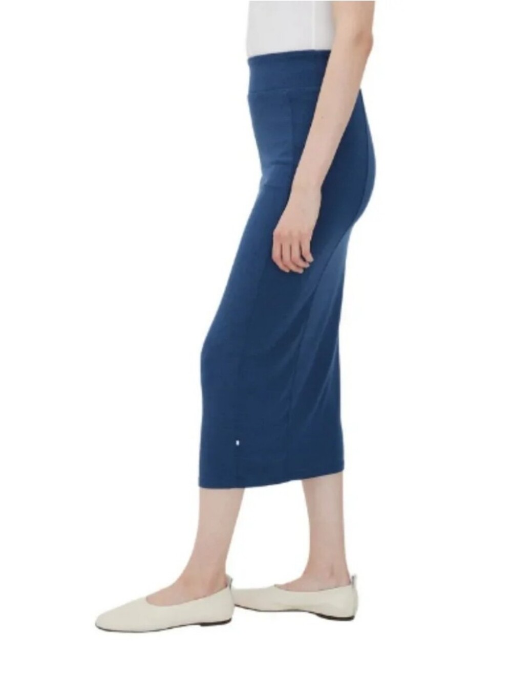 Kit and Ace Happy  Navy Midi Skirt